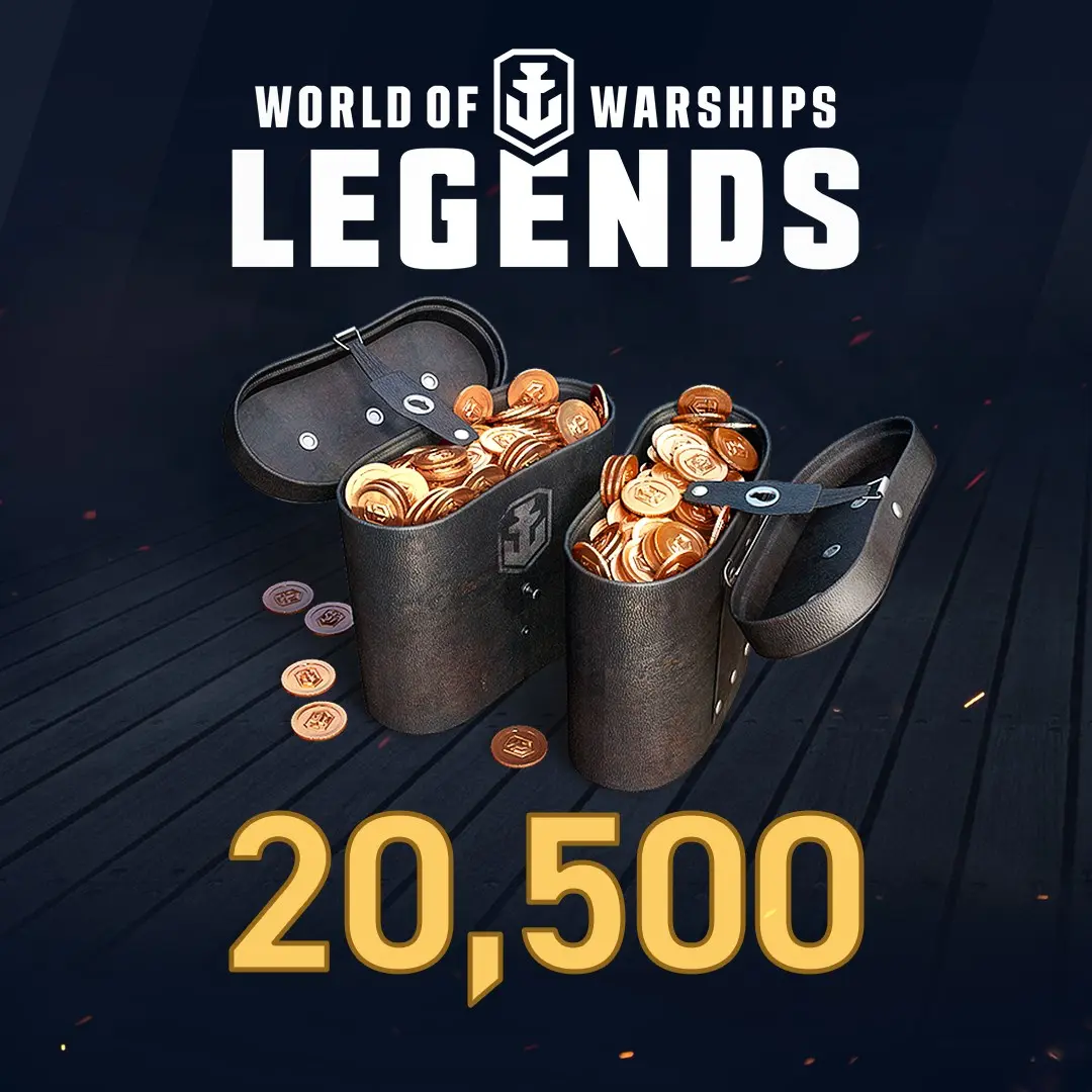 World of Warships: Legends - 20,500 Doubloons (Xbox Games BR)