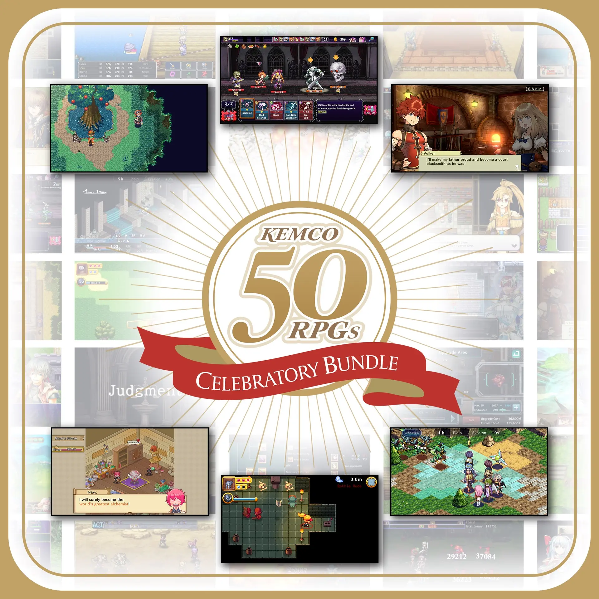 KEMCO: 50 RPGs Celebratory Bundle (Xbox Games BR)