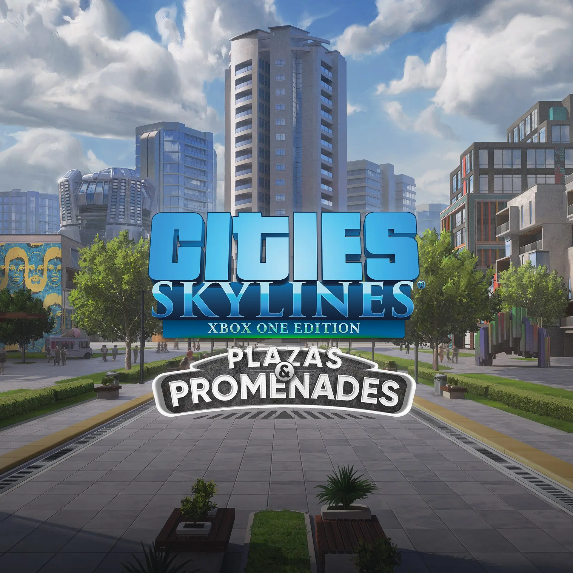 Cities: Skylines - Plazas & Promenades (XBOX One - Cheapest Store)