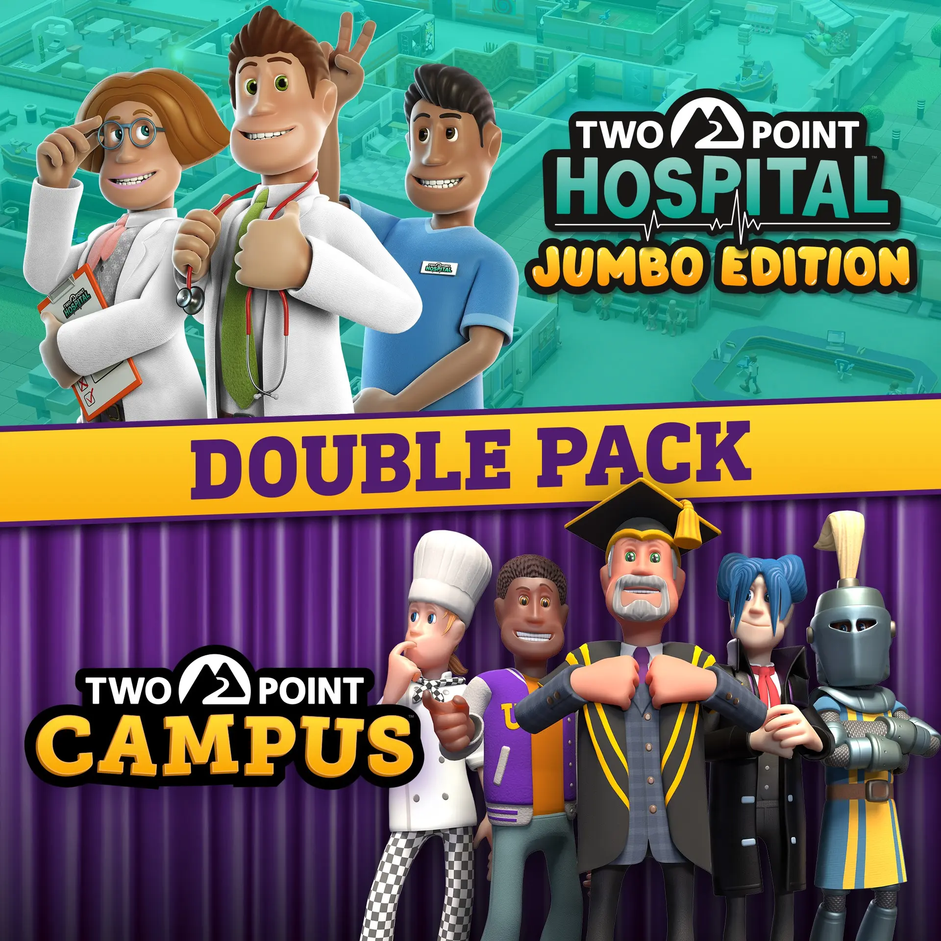 Two Point Hospital and Two Point Campus Double Pack (Xbox Games BR)
