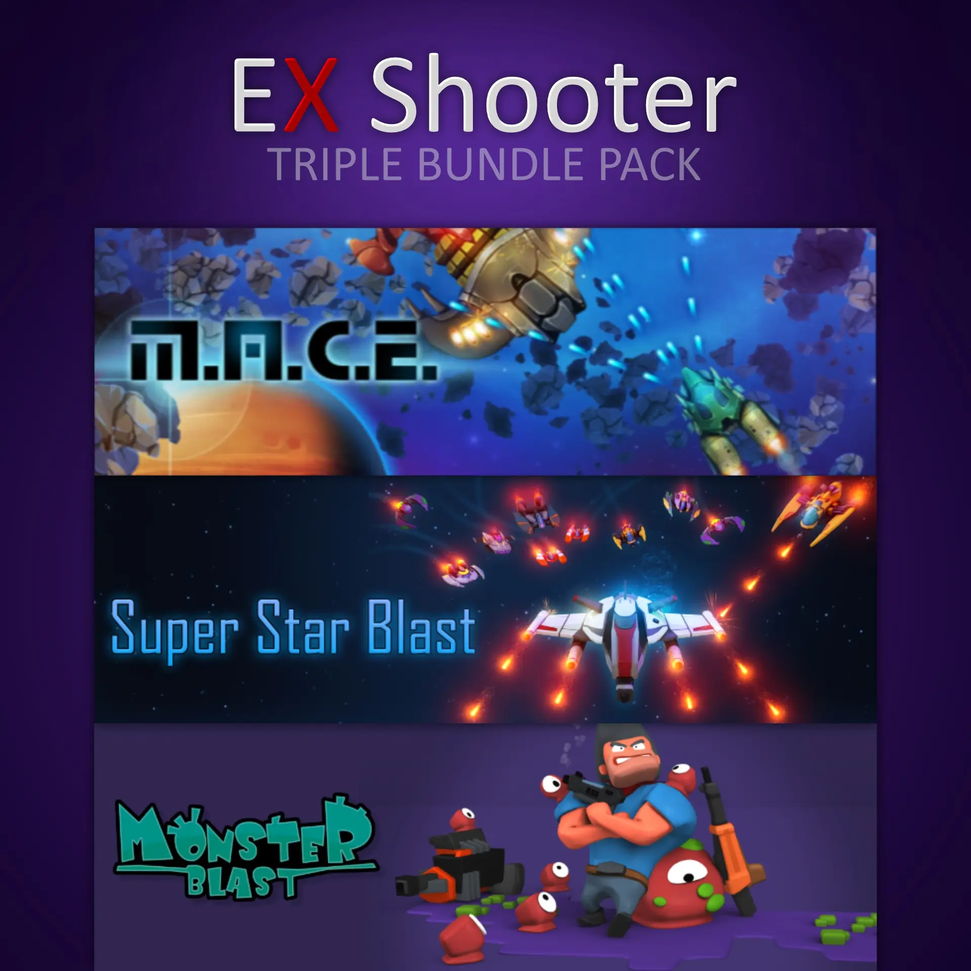 EX Shooter - Triple Bundle Pack (XBOX One - Cheapest Store)
