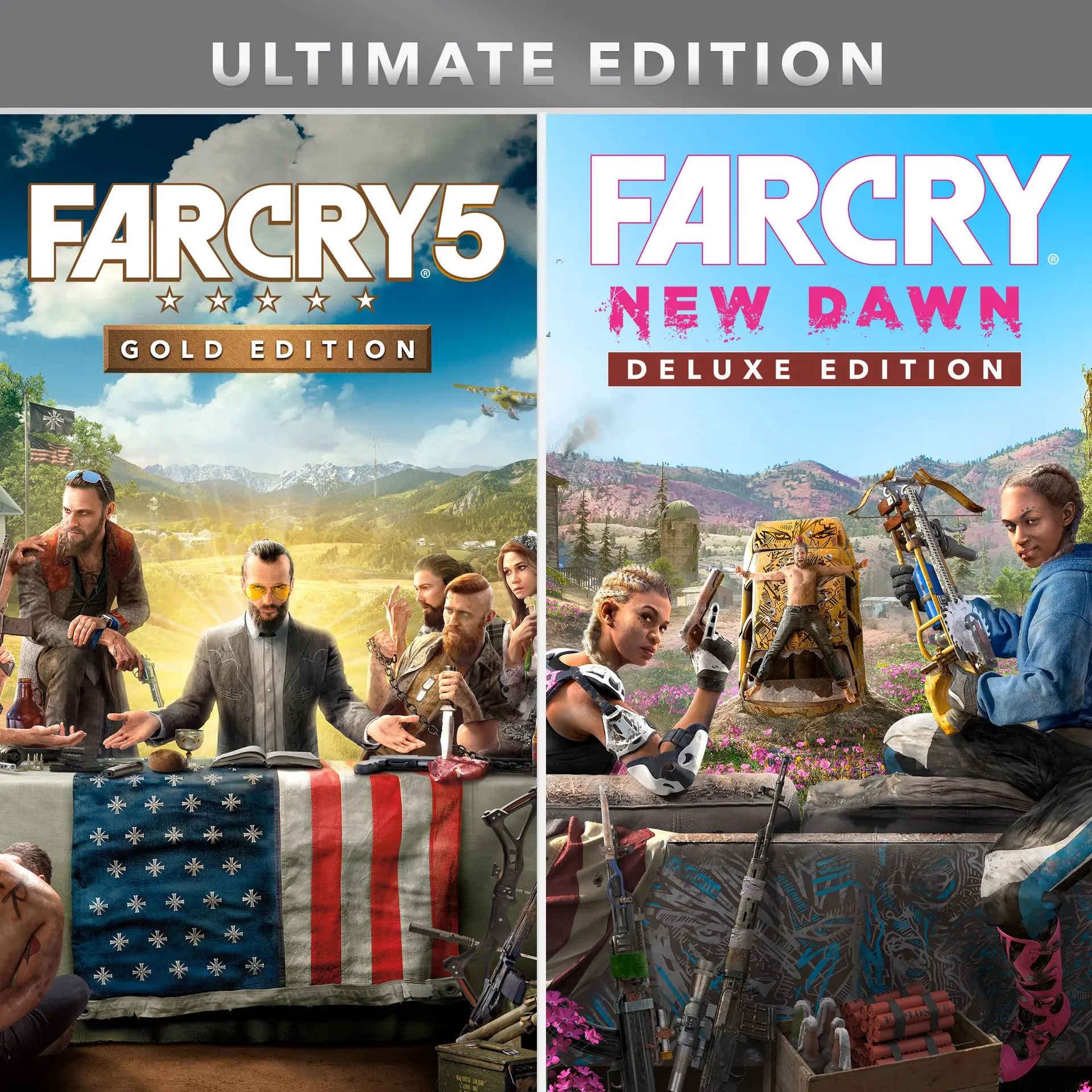 Far Cry 5 Gold Edition + Far Cry  New Dawn Deluxe Edition Bundle (Xbox Games UK)