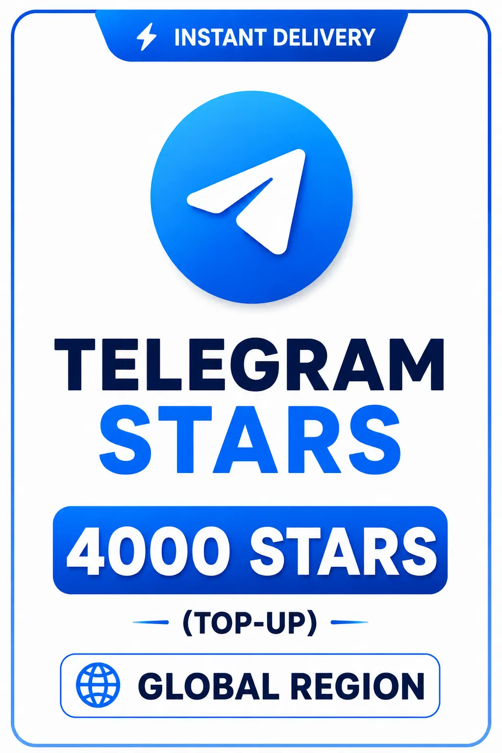 Telegram - 4000 Stars (Top-Up) Telegram - 4000 Stars (Top-Up)