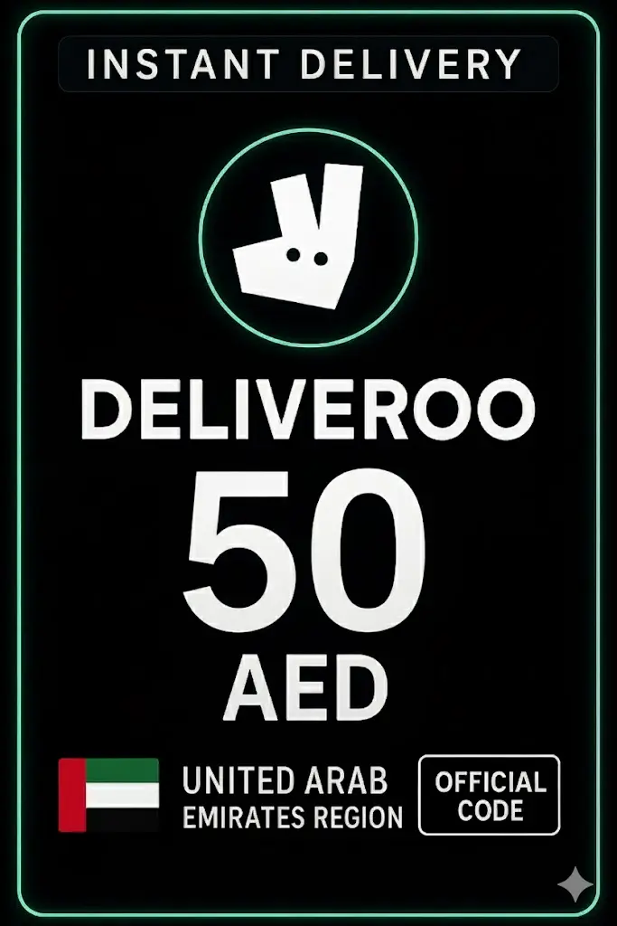 Deliveroo 50 AED Deliveroo 50 AED