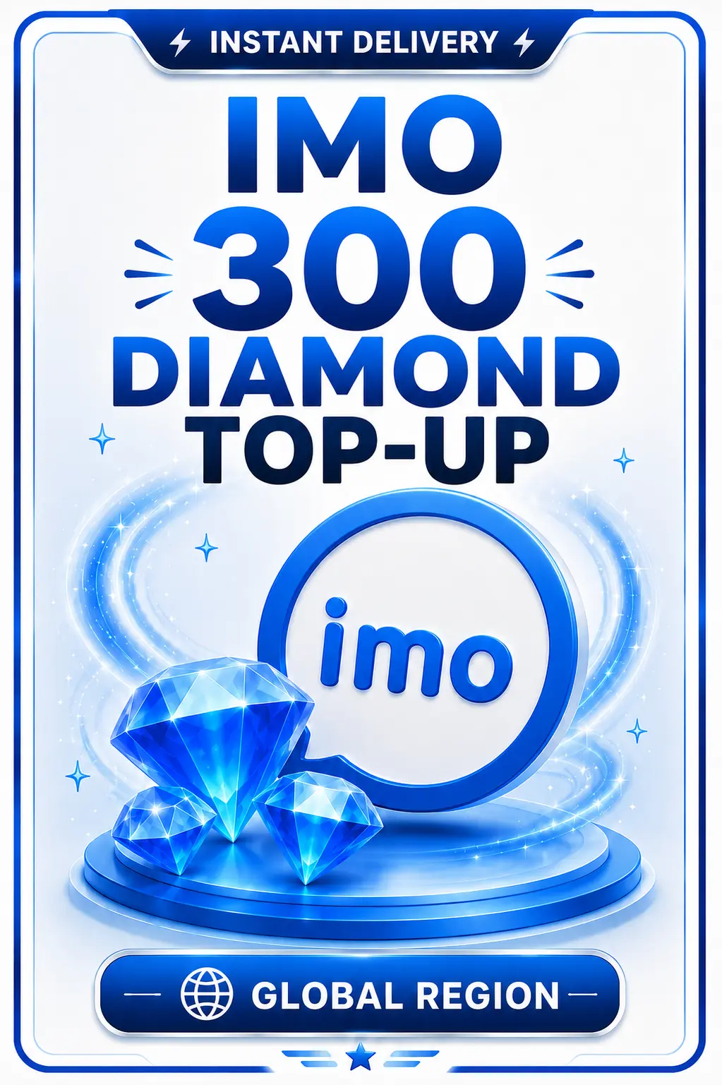 IMO Chat - 300 diamantů (dobití) IMO Chat - 300 diamantů (dobití)