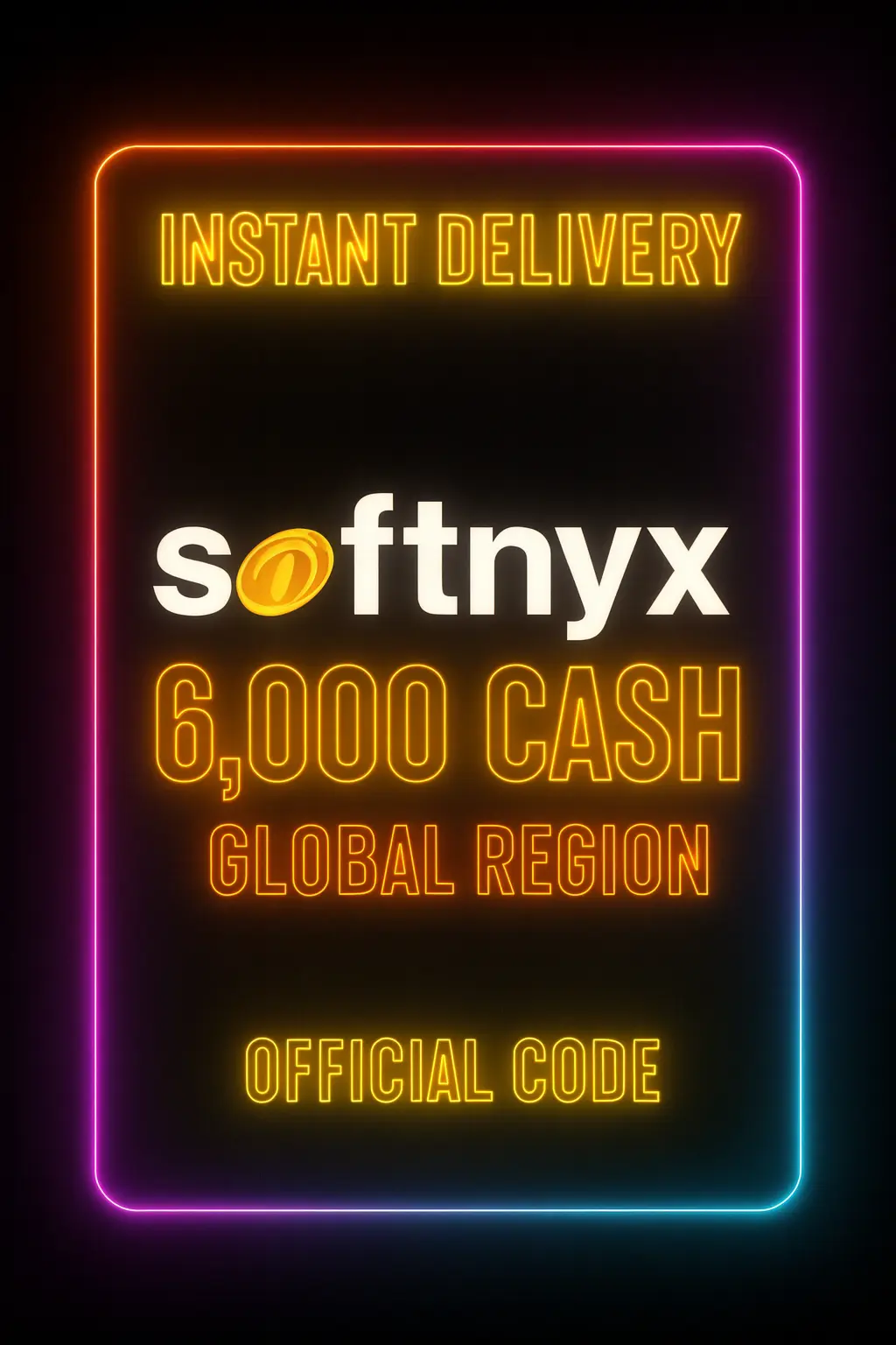 SOFTNYX 6,000 CASH (GLOBAL) SOFTNYX 6,000 CASH (GLOBAL)