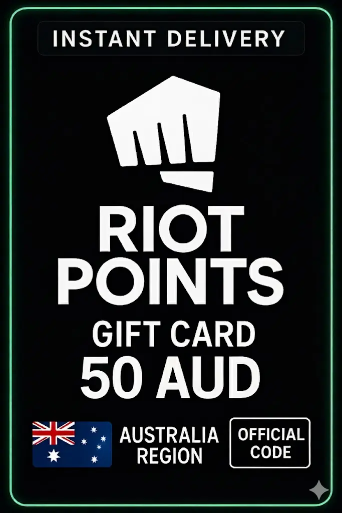 Riot Points 50 AUD RP (Oceania) Riot Points 50 AUD RP (Oceania)