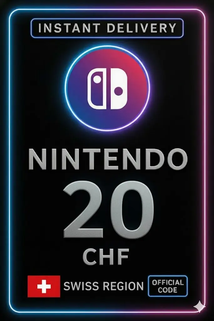 Nintendo eShop Prepaid Card - 20 CHF Nintendo eShop Prepaid Card - 20 CHF