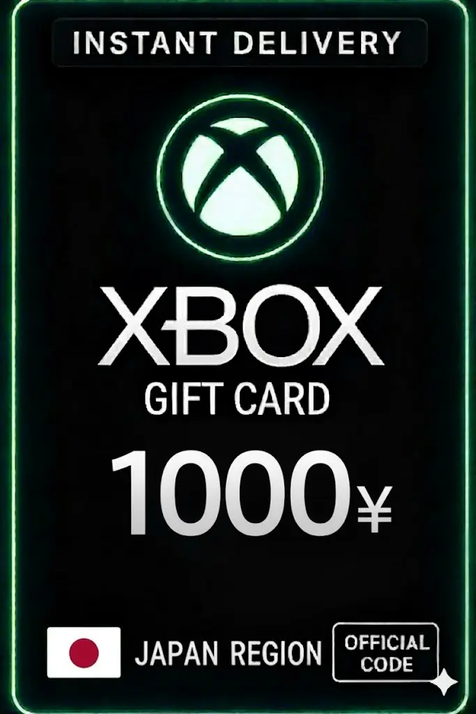 Xbox Live Gift Card 1000 Yen Wallet Xbox Live Gift Card 1000 Yen Wallet