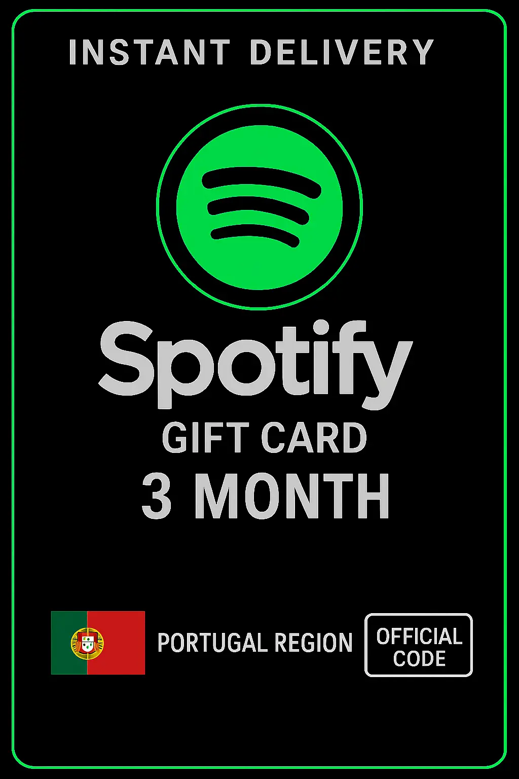 Spotify подаръчна карта Португалия - 3 месеца PT Spotify подаръчна карта Португалия - 3 месеца PT