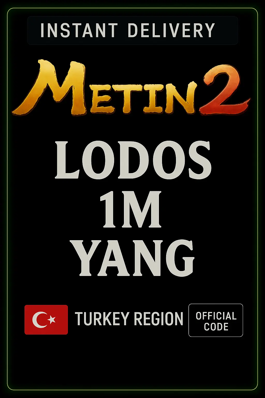 LODOS - 1 M YANG (CH1 Blue Flag - Dealer Front) LODOS - 1 M YANG (CH1 Blue Flag - Dealer Front)