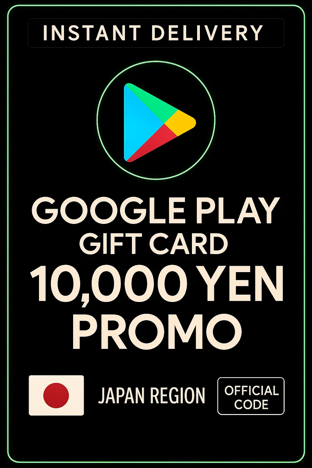 Google Play Gift Card - Japan YEN 10000 PROMO Google Play Gift Card - Japan YEN 10000 PROMO