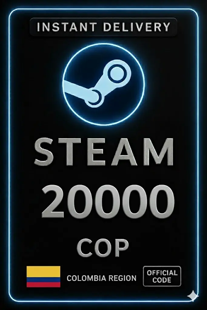 Steam Wallet 20000 COP - (ကုလံဘီယာ) Steam Wallet 20000 COP - (ကုလံဘီယာ)