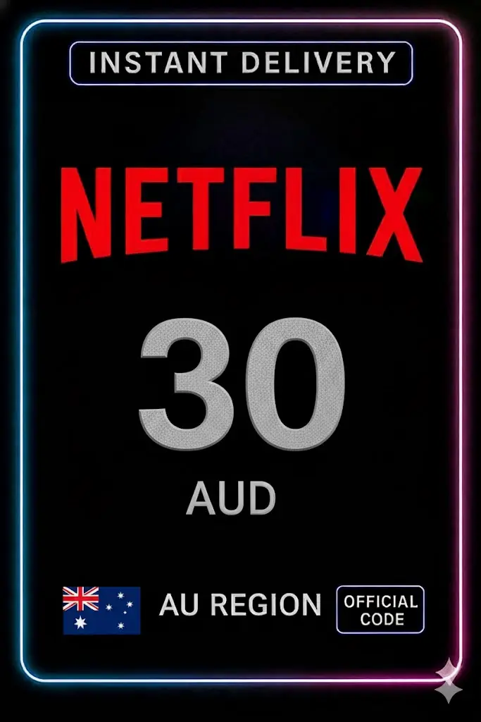 Netflix poklon kartica 30 AUD Netflix poklon kartica 30 AUD
