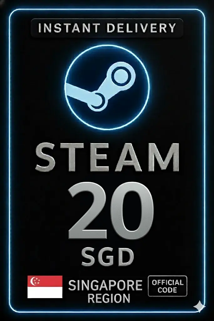 Kod portfela Steam Singapur 20 SGD Kod portfela Steam Singapur 20 SGD