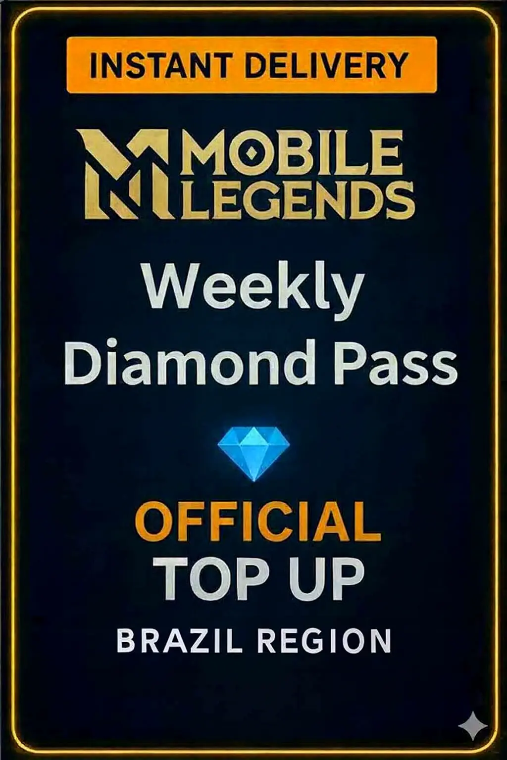 Mobile Legends - Седмичен диамантен пропуск за зареждане (Бразилия) Mobile Legends - Седмичен диамантен пропуск за зареждане (Бразилия)