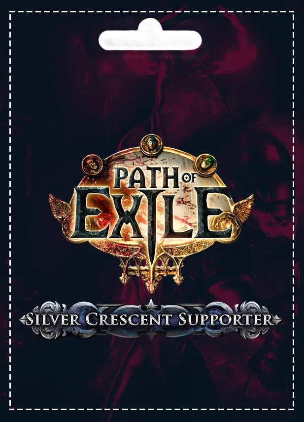 Path Of Exile Silver Crescent Supporter