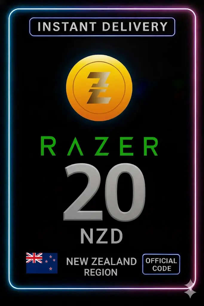 Razer Gold New Zealand NZD20 Razer Gold New Zealand NZD20