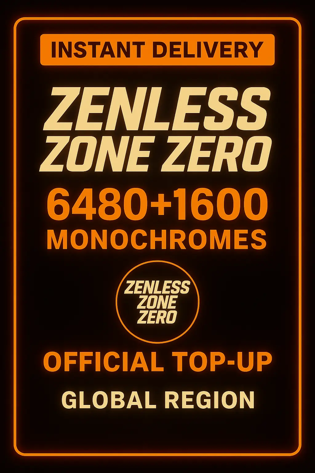 Zenless Zone Zero - 6480 + 1600 Monochromy (Doplňková platba) Zenless Zone Zero - 6480 + 1600 Monochromy (Doplňková platba)