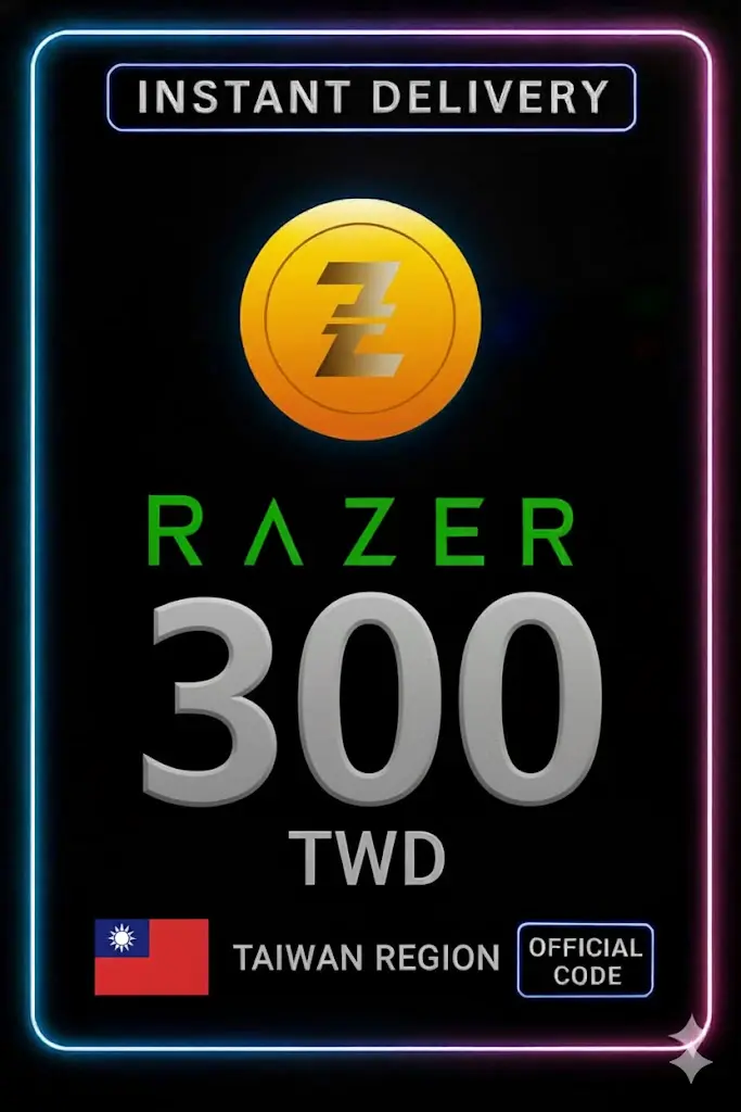Razer Gold Taïwan TWD 300 Razer Gold Taïwan TWD 300