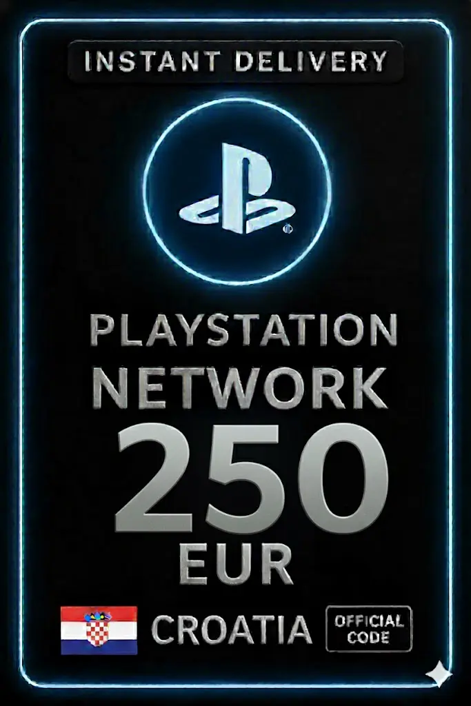 PSN karta Chorvatsko - 250 EU HR PSN karta Chorvatsko - 250 EU HR