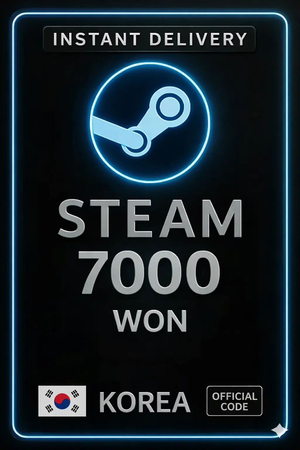 Steam Wallet Code Korea 7000 WON Steam Wallet Code Korea 7000 WON