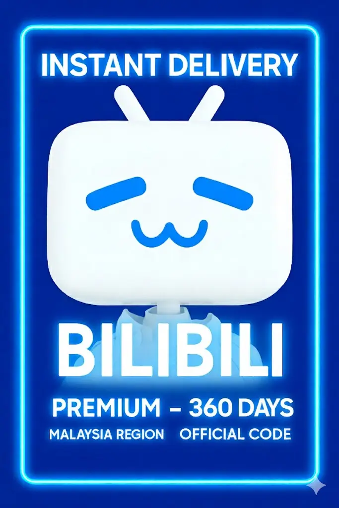 Bilibili Premium - 360 Días (Malasia) Bilibili Premium - 360 Días (Malasia)