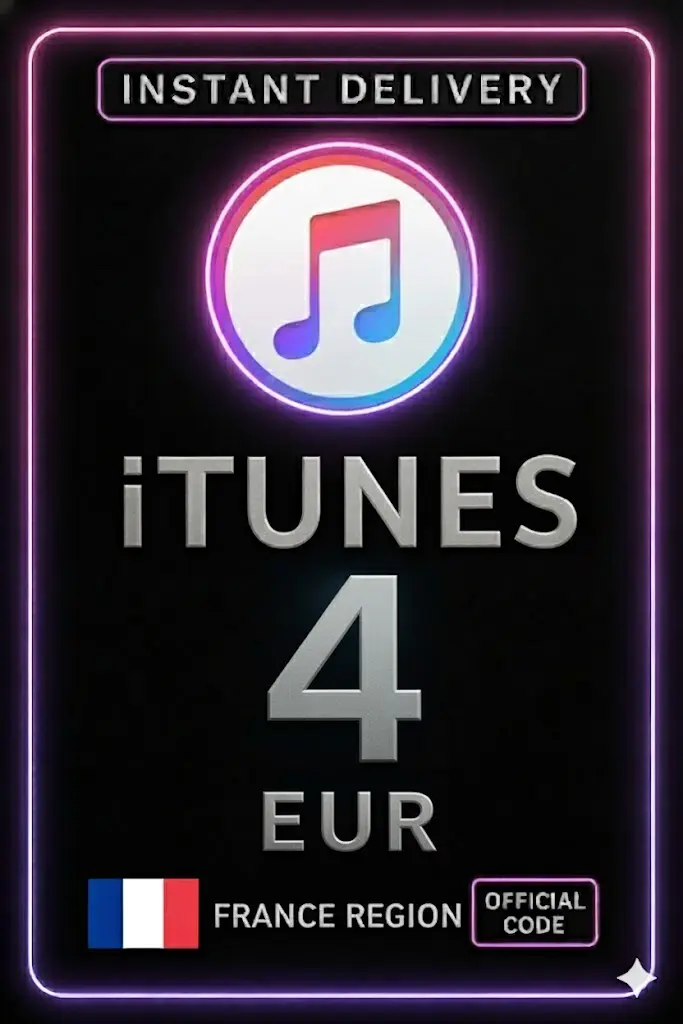 iTunes подаръчна карта FR €4 iTunes подаръчна карта FR €4