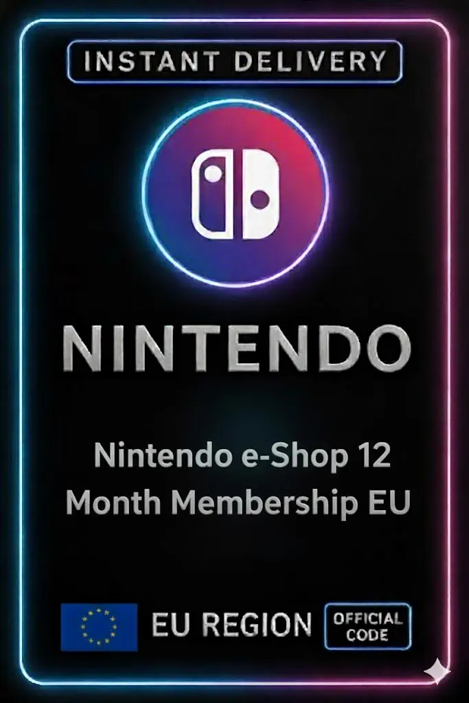 Nintendo eShop 12 Month Membership EU Nintendo eShop 12 Month Membership EU