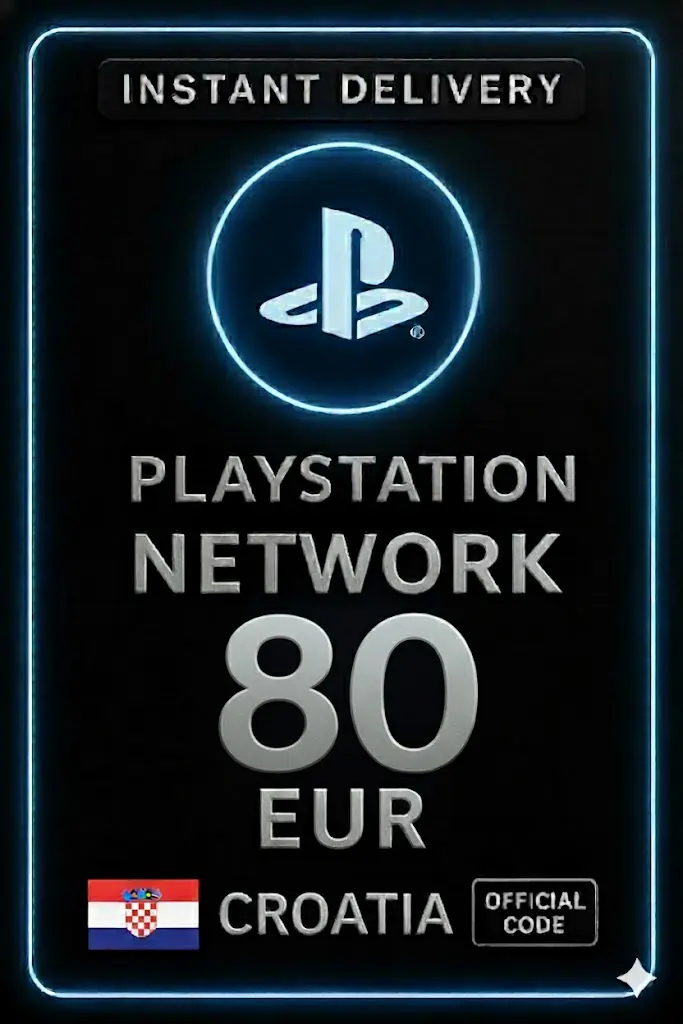 PSN Karta Chorvatsko - 80 EU HR PSN Karta Chorvatsko - 80 EU HR