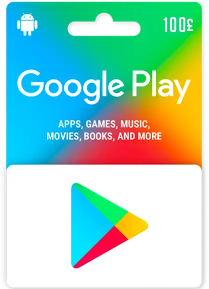Google Play Gift Card - United Kingdom UK 100 £ - PROMO Google Play Gift Card - United Kingdom UK 100 £ - PROMO