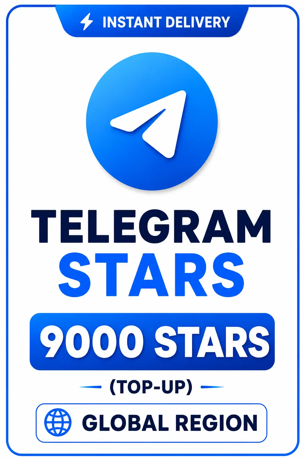 Telegram - 9000 Stars (Top-Up) Telegram - 9000 Stars (Top-Up)