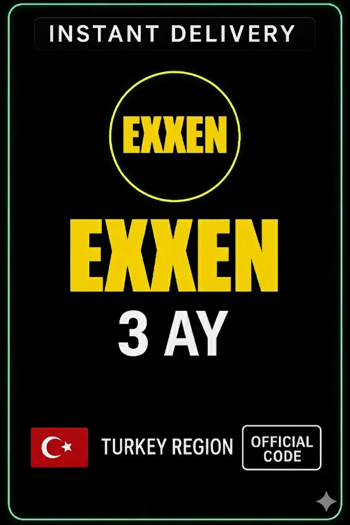 Exxen 3 Ay Üyelik (Reklam Var) Exxen 3 Ay Üyelik (Reklam Var)