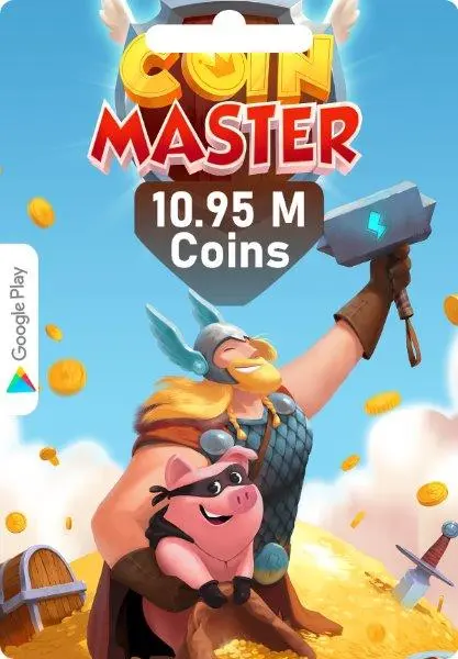 Coin Master 10.95 M Coins (Android Turkey)