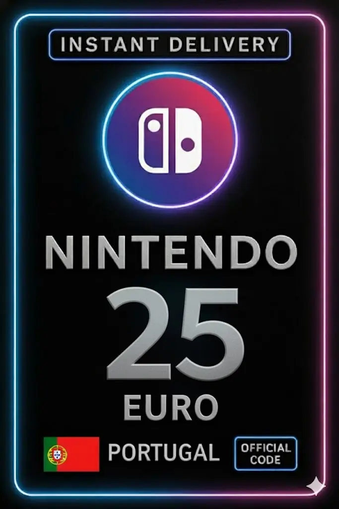 Nintendo eShop karta - 25€ (Portugalsko) Nintendo eShop karta - 25€ (Portugalsko)