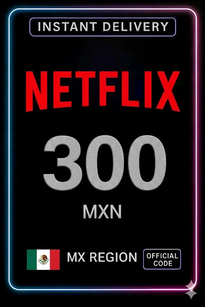 Kartë Dhurata Netflix 300 MXN Kartë Dhurata Netflix 300 MXN