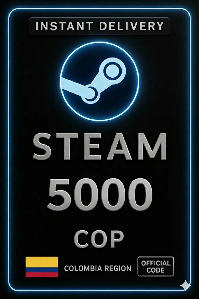 Steam Wallet 5000 COP - (Kolombia) Steam Wallet 5000 COP - (Kolombia)