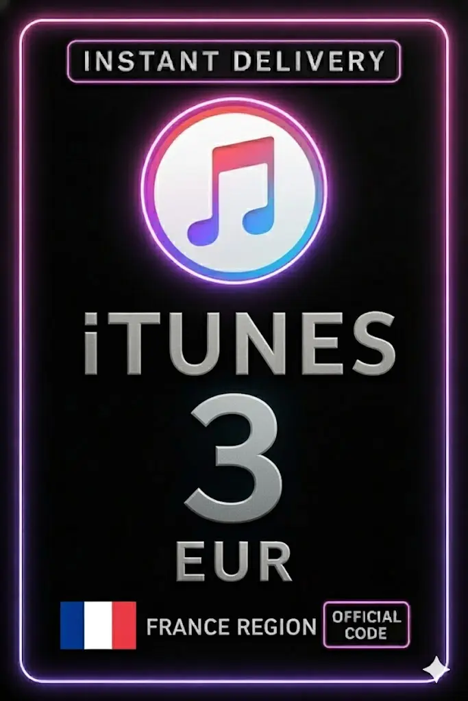 iTunes подаръчна карта FR €3 iTunes подаръчна карта FR €3