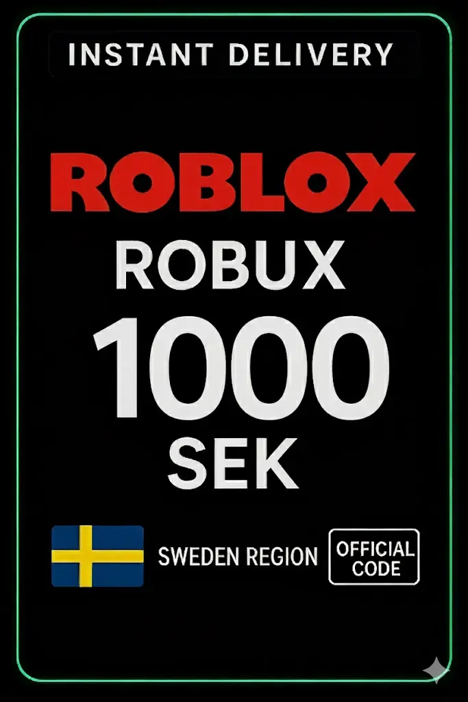 Roblox 1000 SEK игра карта (SE) Roblox 1000 SEK игра карта (SE)