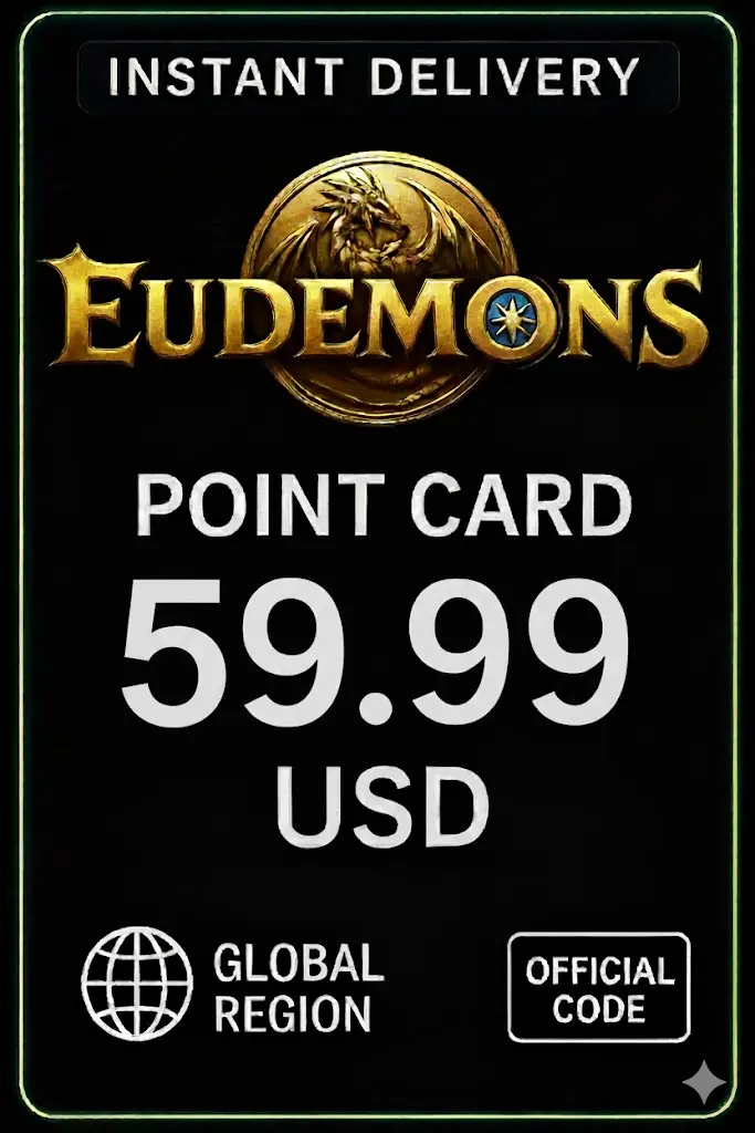 Eudemons Punktkarte 59,99 USD Eudemons Punktkarte 59,99 USD