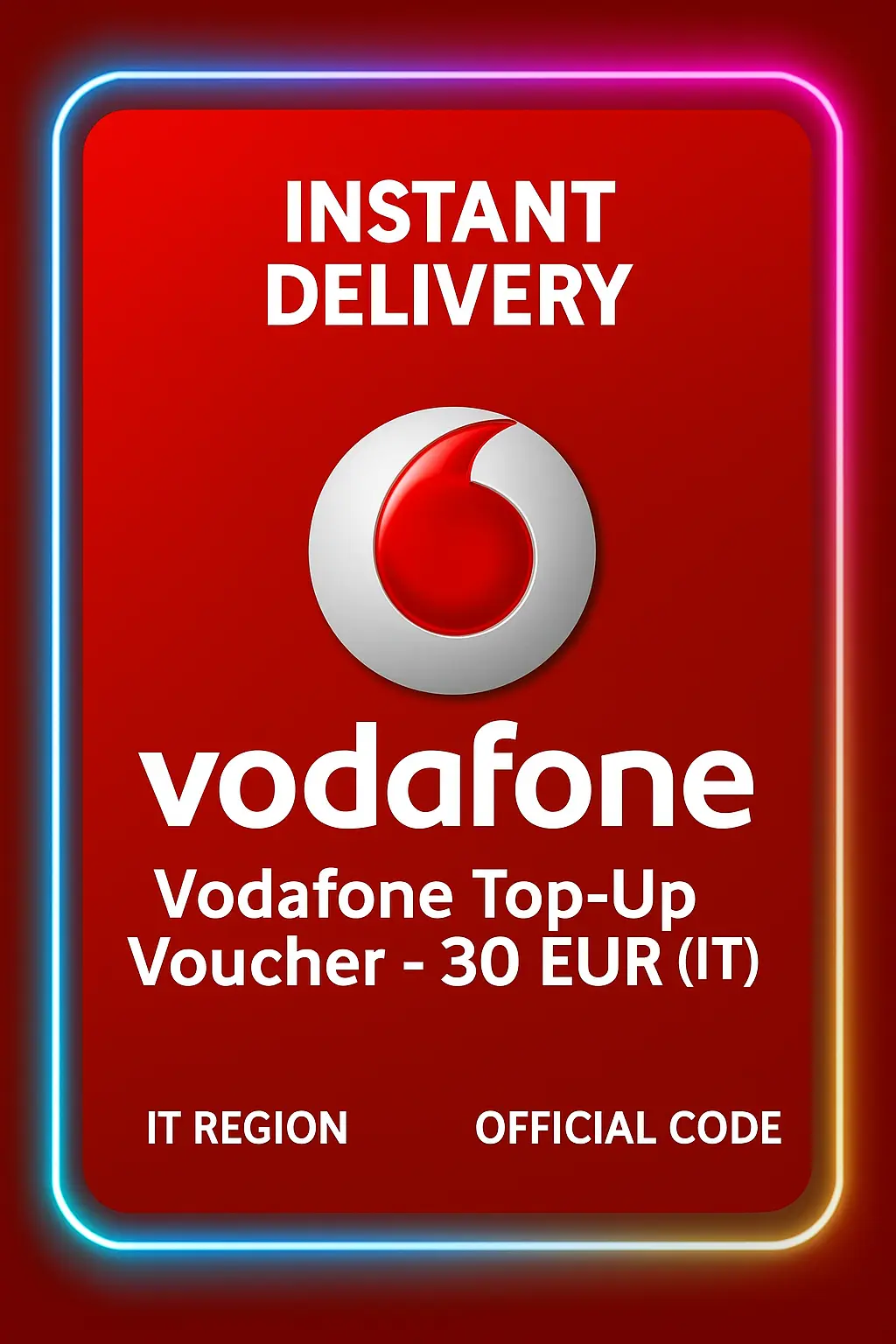 Vodafone-ийн нэмэлт карт - 30 EUR (IT) Vodafone-ийн нэмэлт карт - 30 EUR (IT)