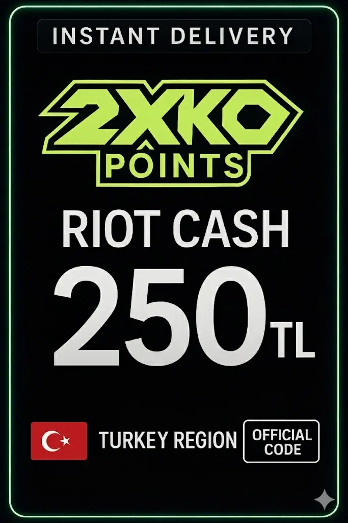 2XKO - KO-poäng 250 TL Riot Cash 2XKO - KO-poäng 250 TL Riot Cash