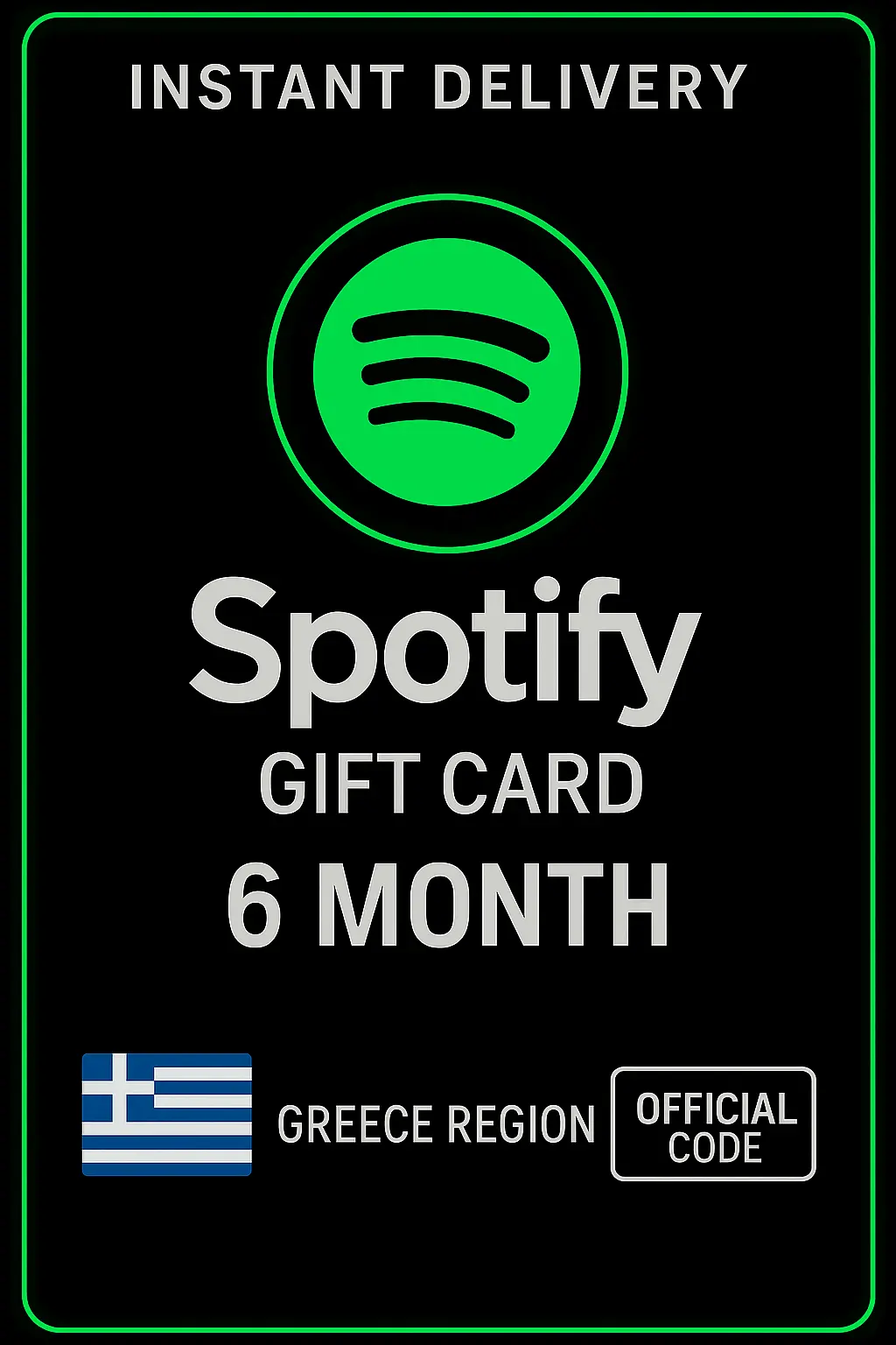 Spotify Gift Card Greece - 6 Month GR Spotify Gift Card Greece - 6 Month GR