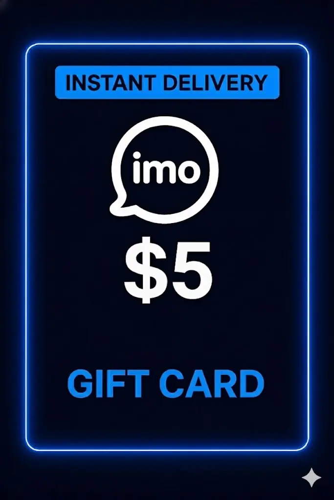 IMO (imo) Gift Card - 5$ IMO (imo) Gift Card - 5$