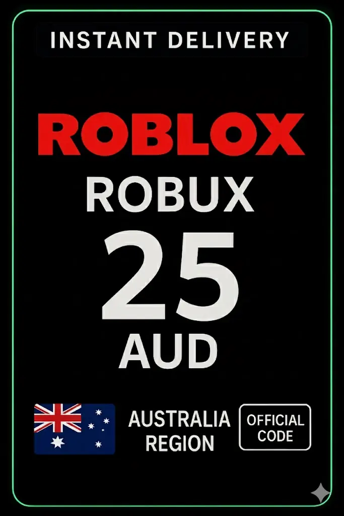 Roblox 25 AUD Game Card (AU) Roblox 25 AUD Game Card (AU)