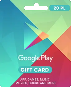 Google Play карта за подаръци - Полша PL 20 Google Play карта за подаръци - Полша PL 20