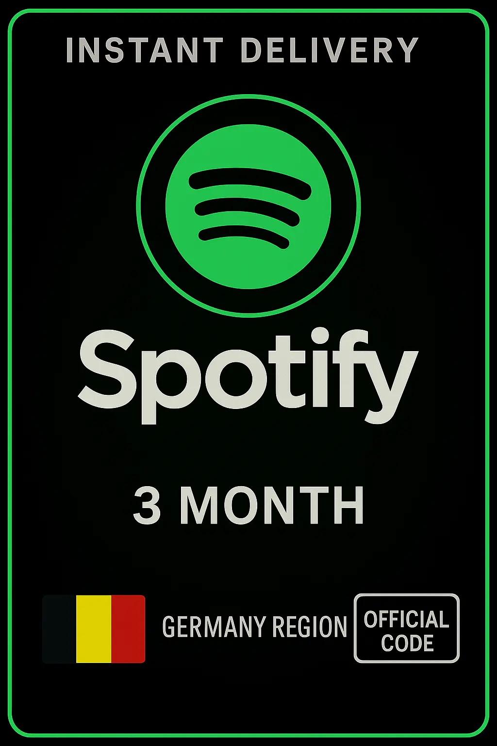 Spotify DE - 3 måneders abonnement Spotify DE - 3 måneders abonnement