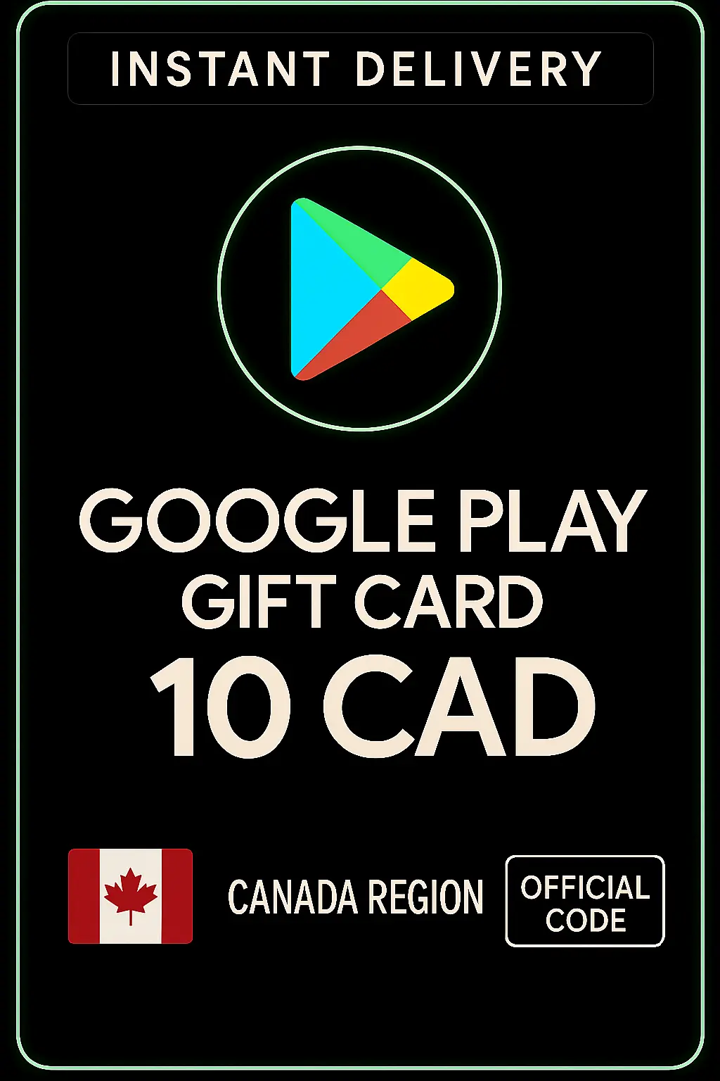 Kartu Hadiah Google Play - Kanada 10 CAD Kartu Hadiah Google Play - Kanada 10 CAD