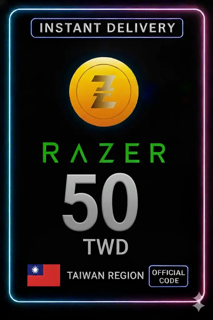 Razer Gold Taïwan TWD 50 Razer Gold Taïwan TWD 50