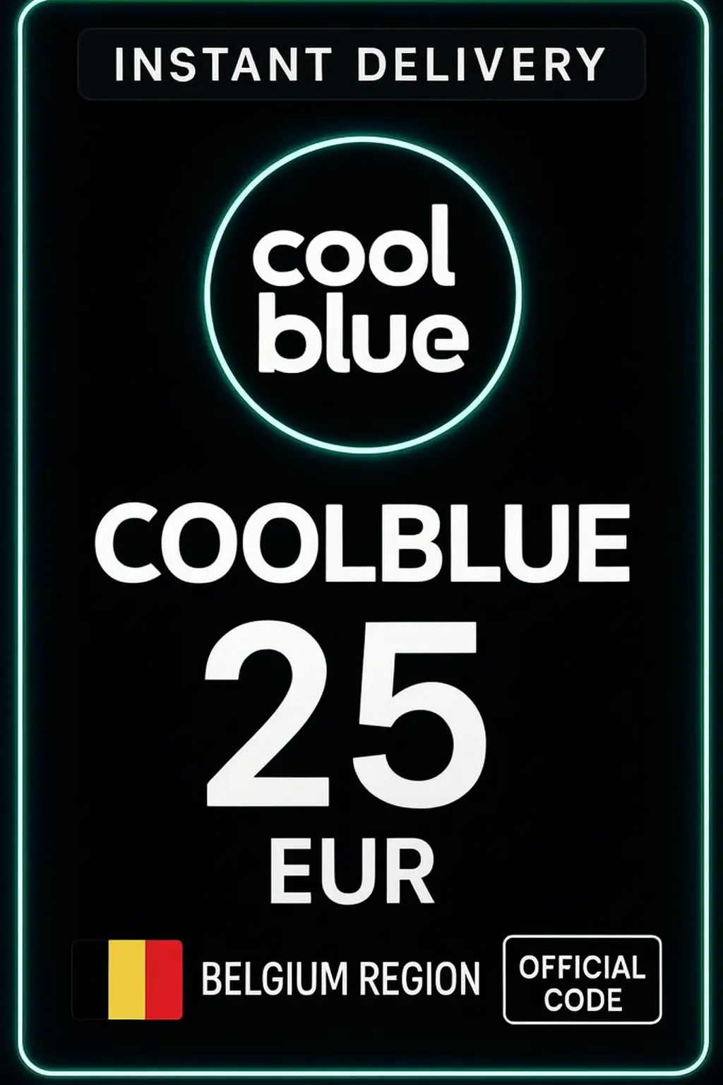 Coolblue 25 EUR BE Coolblue 25 EUR BE